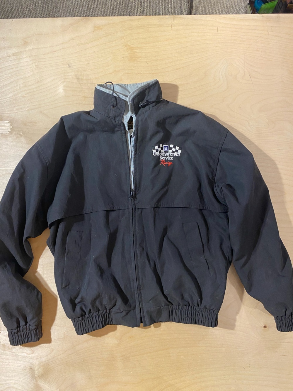 California Imperial Goodwrench Service Racing Black Zip Jacket Large (RO)